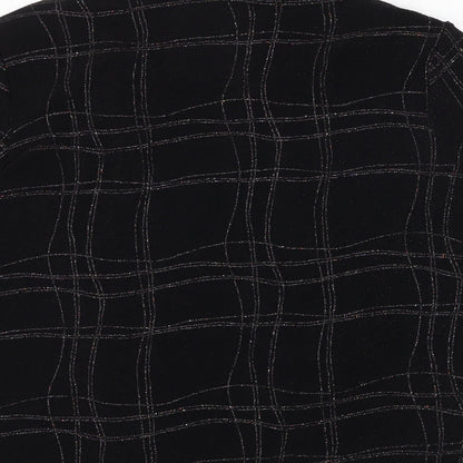 Womens UK Size 18 Berkertex Black Kimono Blouse