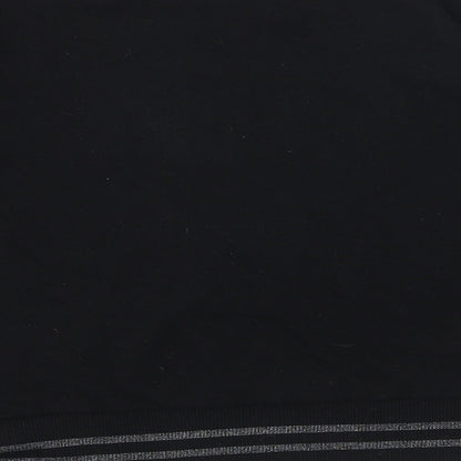 Gap Girls Black Cotton Pullover Sweatshirt Size 10 Years Pullover - Heart