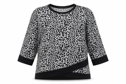 Womens UK Size M Tenki Grey Basic Blouse