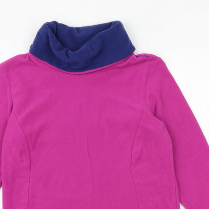 DECATHLON Womens Pink Polyester Pullover Sweatshirt Size XS Pullover