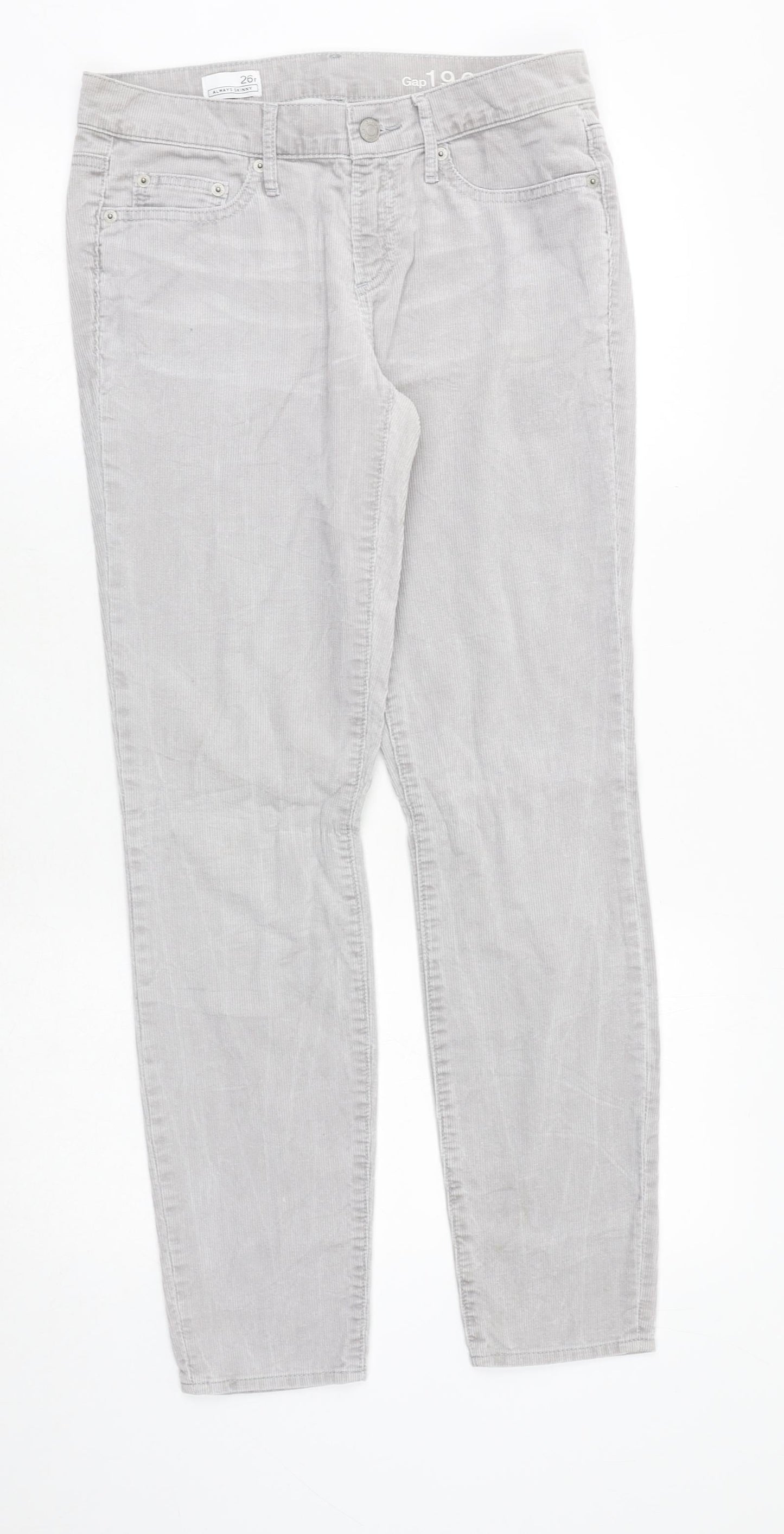 Womens UK Size 31 in Gap Regular Fit  Grey Trousers