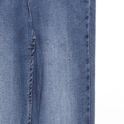 Womens UK Size 8 H&M Regular Fit Skinny Blue Jeans