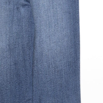 Womens UK Size 8 H&M Regular Fit Skinny Blue Jeans