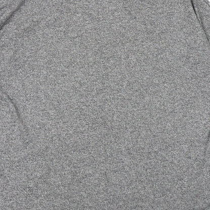Womens UK Size 8 Topshop Grey Basic T-Shirt