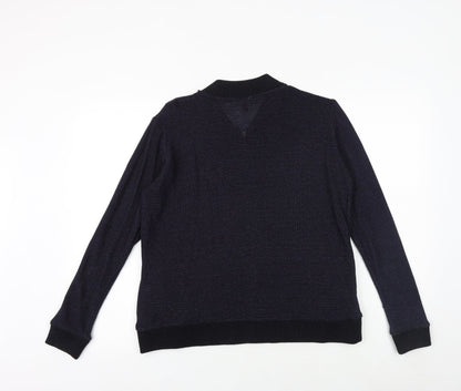 Capsule Womens Blue Polyester Full Zip Sweatshirt Size 16 Zip