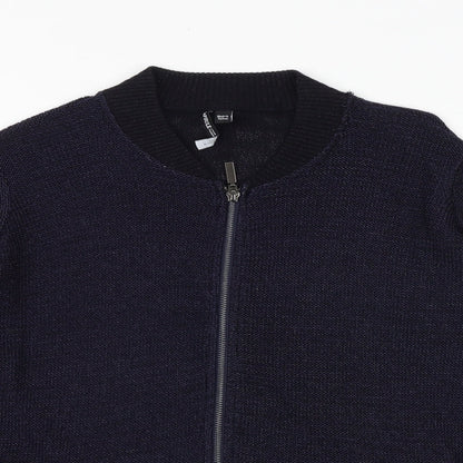 Capsule Womens Blue Polyester Full Zip Sweatshirt Size 16 Zip