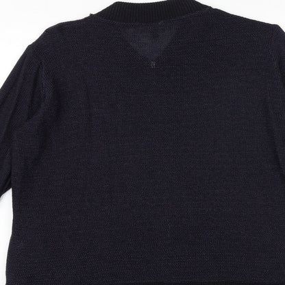 Capsule Womens Blue Polyester Full Zip Sweatshirt Size 16 Zip