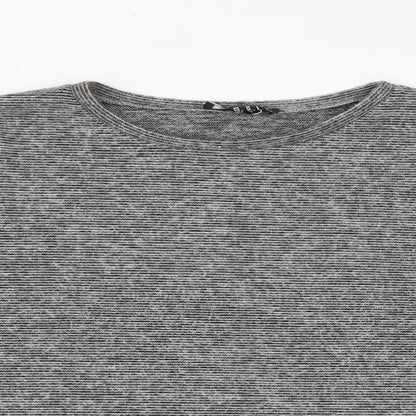 Womens UK Size M New Look Grey Basic Blouse