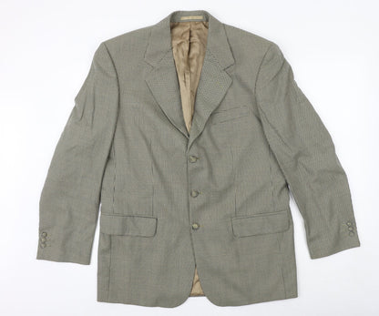 Mens UK Size 40 Burton Regular Brown Suit Jacket