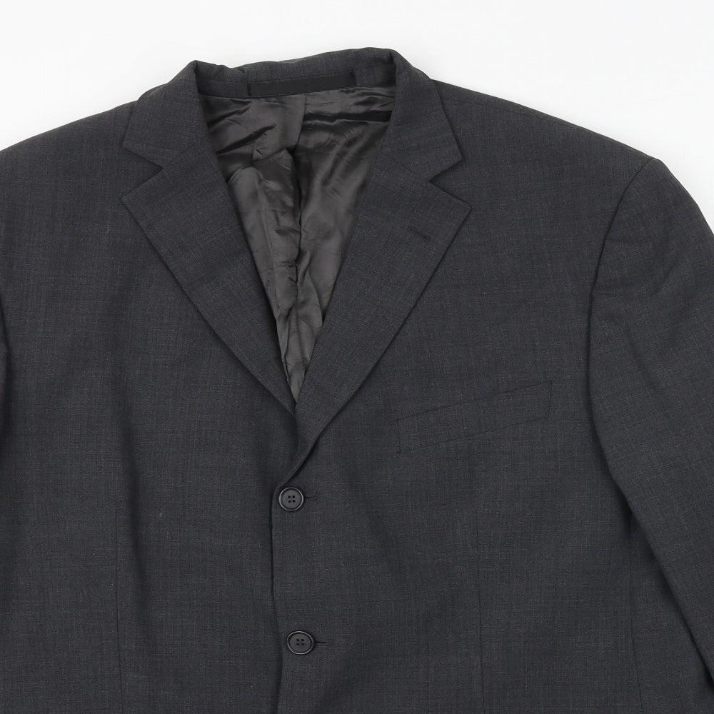 Mens UK Size 42 Marks and Spencer Regular Grey Suit Jacket