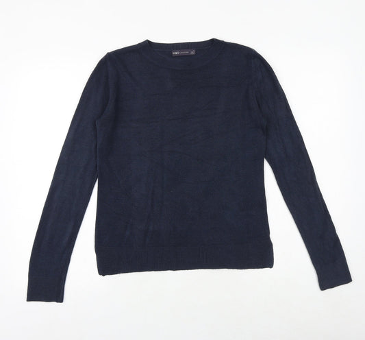 Womens UK Size 10 Marks and Spencer Blue Pullover Jumper