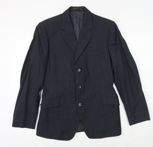 Mens UK Size 36 Burton Regular Blue Suit Jacket