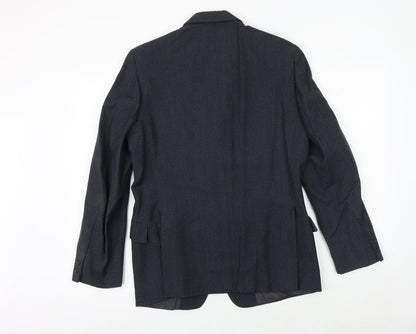 Mens UK Size 36 Burton Regular Blue Suit Jacket