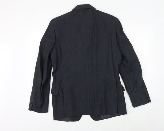 Mens UK Size 36 Burton Regular Blue Suit Jacket