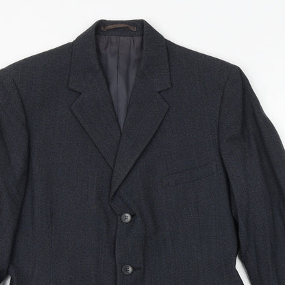 Mens UK Size 36 Burton Regular Blue Suit Jacket
