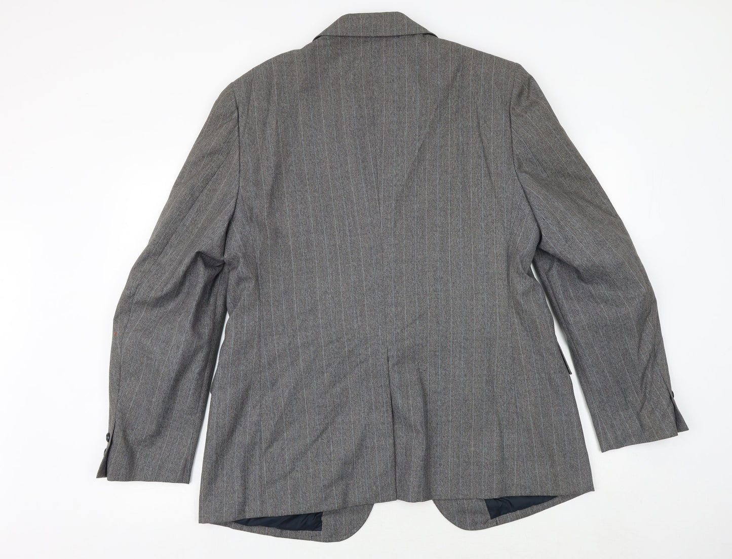 Styleda Mens Grey Striped Wool Jacket Suit Jacket Size 44 Regular