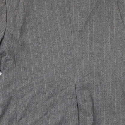 Styleda Mens Grey Striped Wool Jacket Suit Jacket Size 44 Regular
