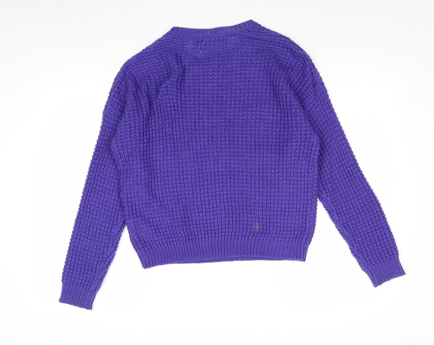 Womens UK Size XS FB Sister Purple Pullover Jumper