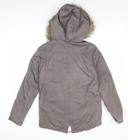 Divided by H&M Womens Grey Jacket Size 8 Zip