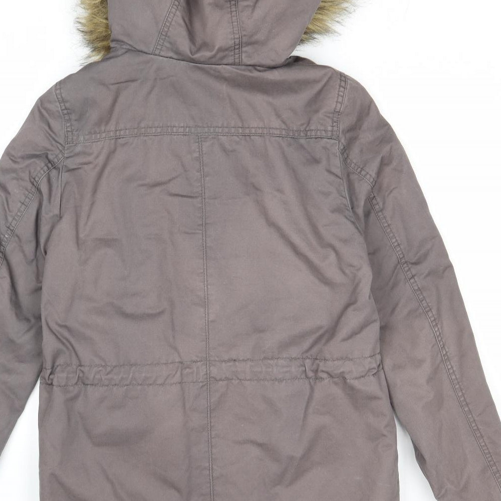 Divided by H&M Womens Grey Jacket Size 8 Zip