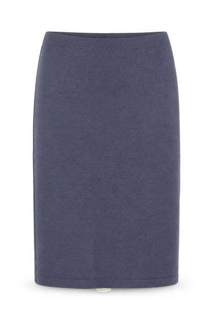 Dimension Womens Blue Acrylic A-Line Skirt Size 30 in