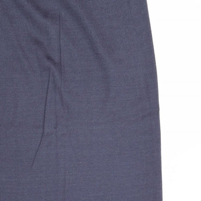 Dimension Womens Blue Acrylic A-Line Skirt Size 30 in