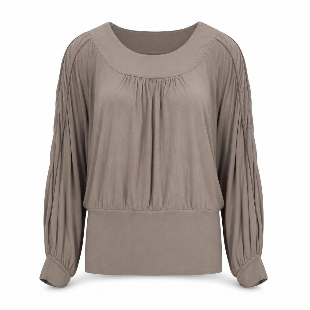 Womens UK Size L Part Two Grey Basic Blouse