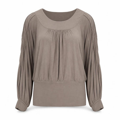 Womens UK Size L Part Two Grey Basic Blouse