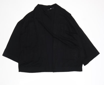 Womens UK Size M Very Black Cardigan Jumper