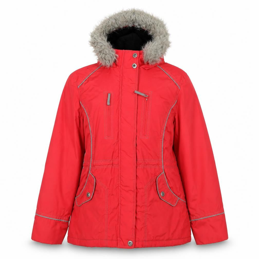 Womens UK Size 12 Savoir Red Windbreaker Coat