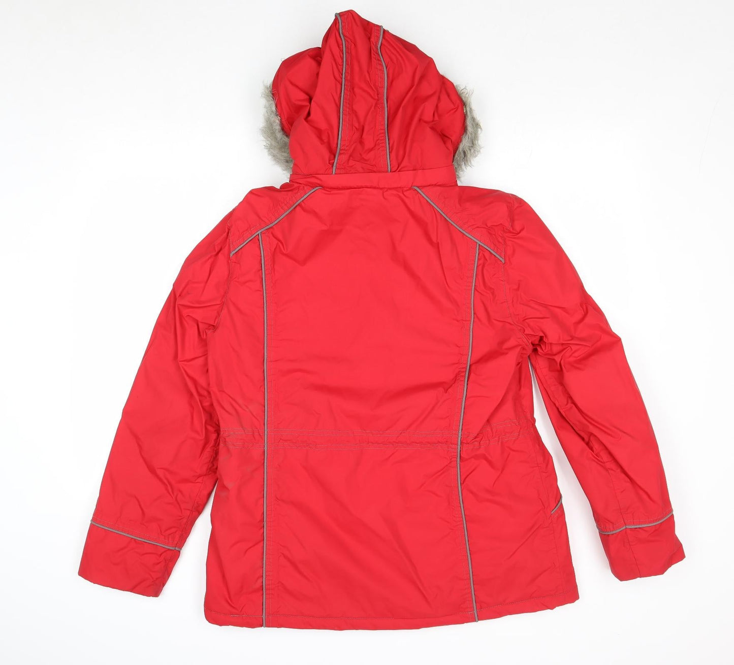 Womens UK Size 12 Savoir Red Windbreaker Coat