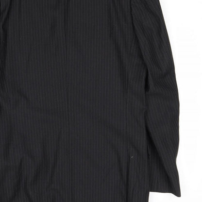 Mens UK Size 40 Preworn Regular Black Suit Jacket