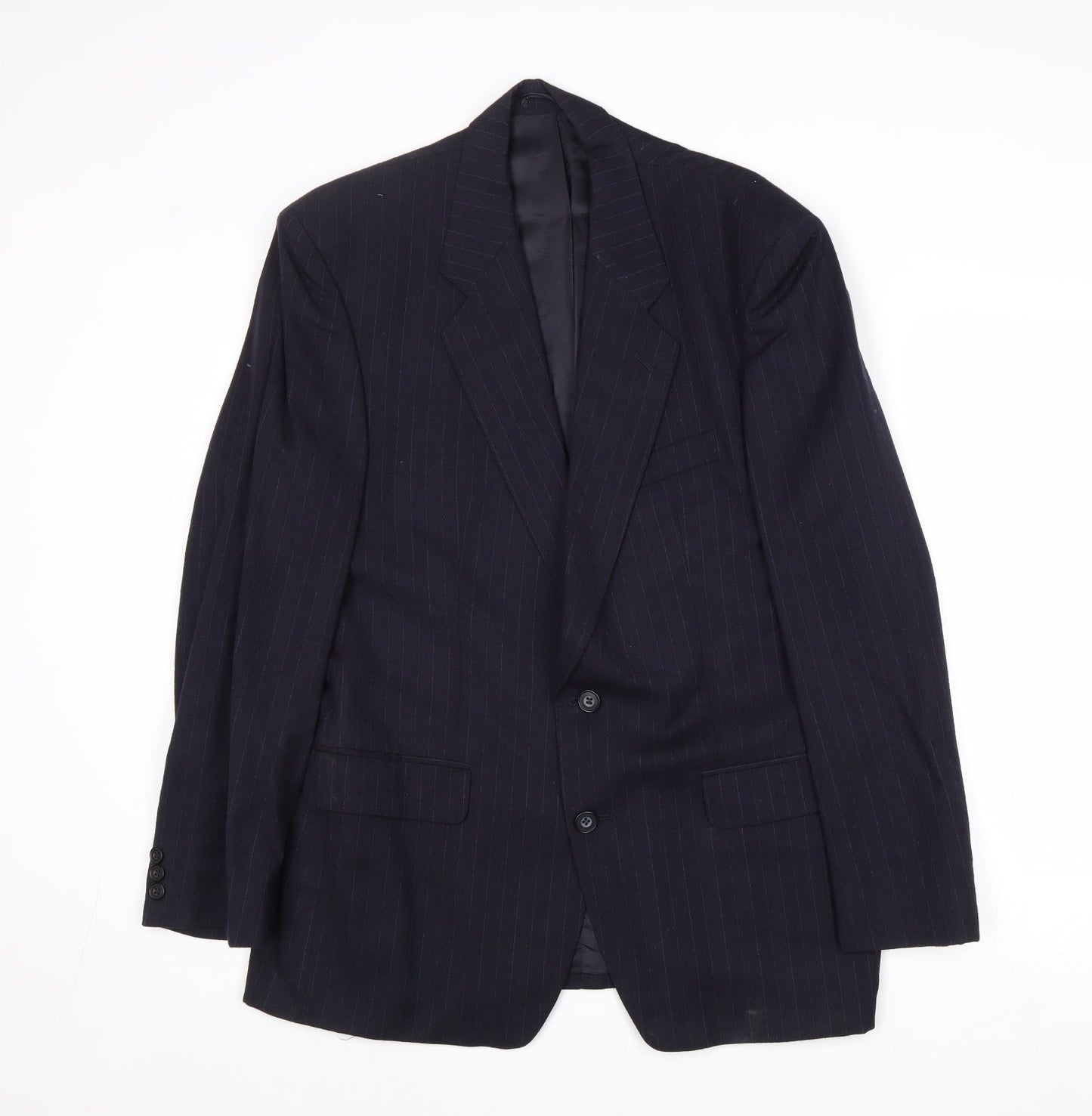 Mens UK Size 40 Marks and Spencer Regular Blue Suit Jacket