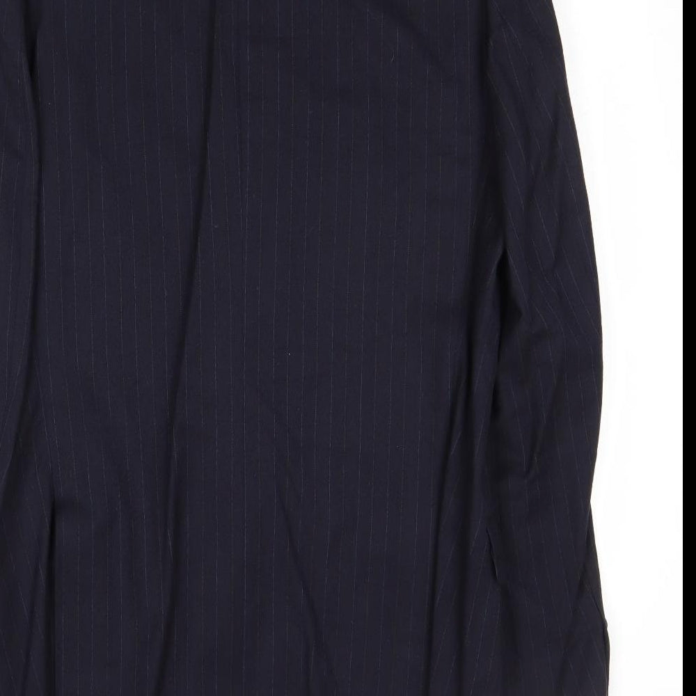 Mens UK Size 40 Marks and Spencer Regular Blue Suit Jacket