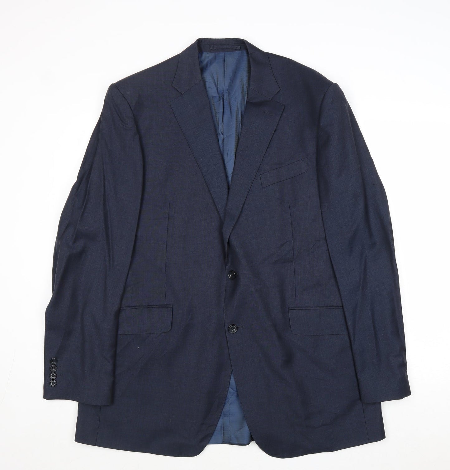 Mens UK Size 42 Marks and Spencer Regular Blue Suit Jacket