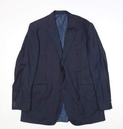 Mens UK Size 42 Marks and Spencer Regular Blue Suit Jacket