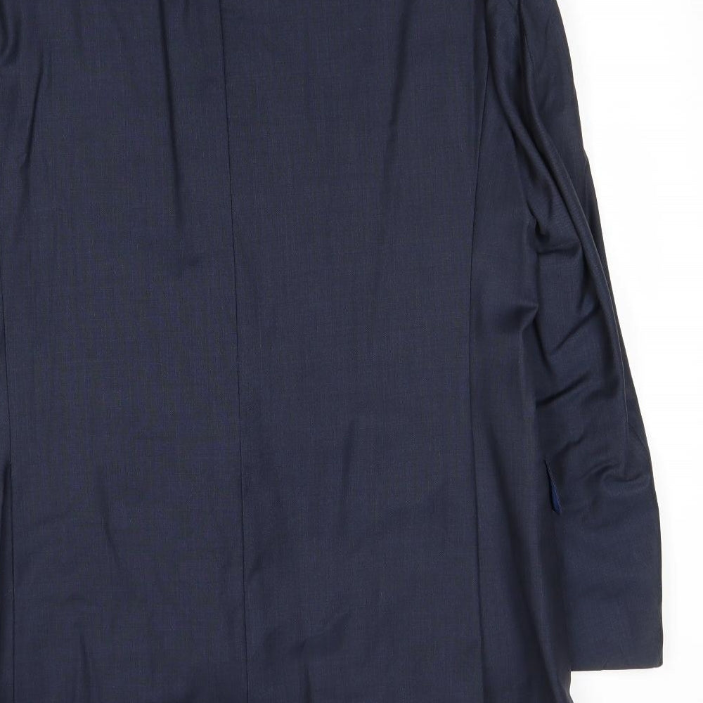 Mens UK Size 42 Marks and Spencer Regular Blue Suit Jacket