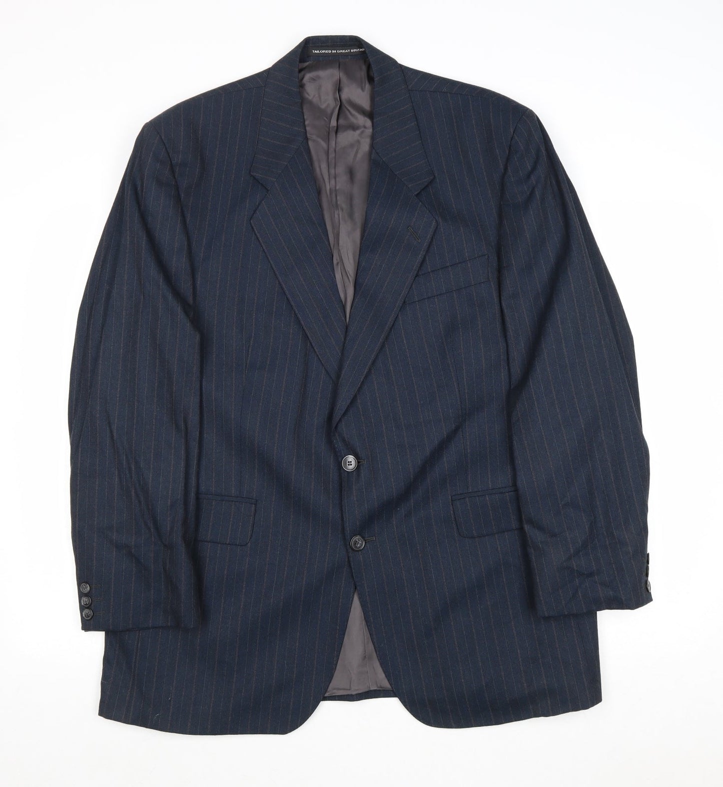 Mens UK Size 44 Preworn Regular Blue Suit Jacket