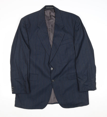 Mens UK Size 44 Preworn Regular Blue Suit Jacket