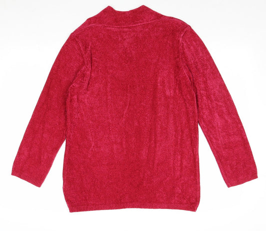 Womens UK Size 10 Marks and Spencer Pink Pullover Jumper