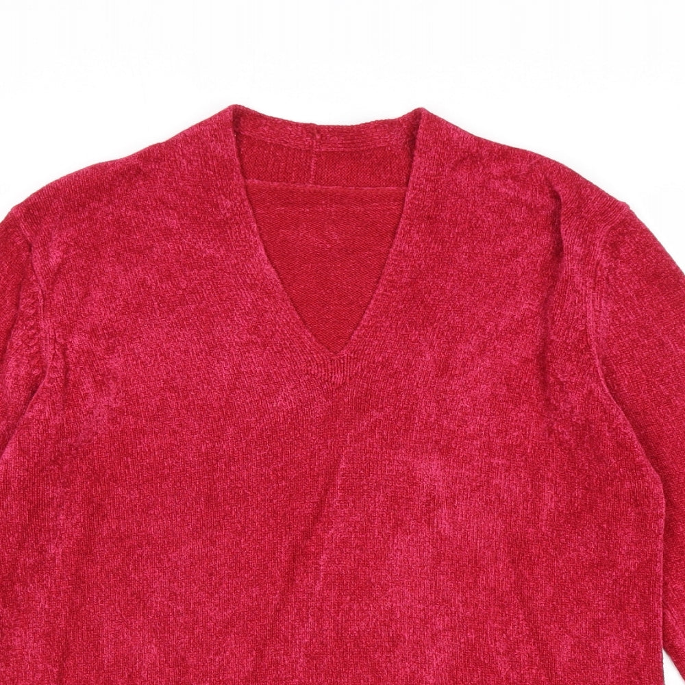 Womens UK Size 10 Marks and Spencer Pink Pullover Jumper