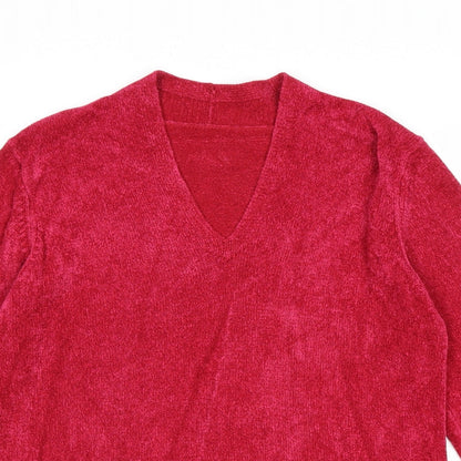 Womens UK Size 10 Marks and Spencer Pink Pullover Jumper