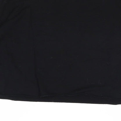 River Island Womens Black 100% Cotton Pullover Sweatshirt Size S Pullover - Cold Shoulder