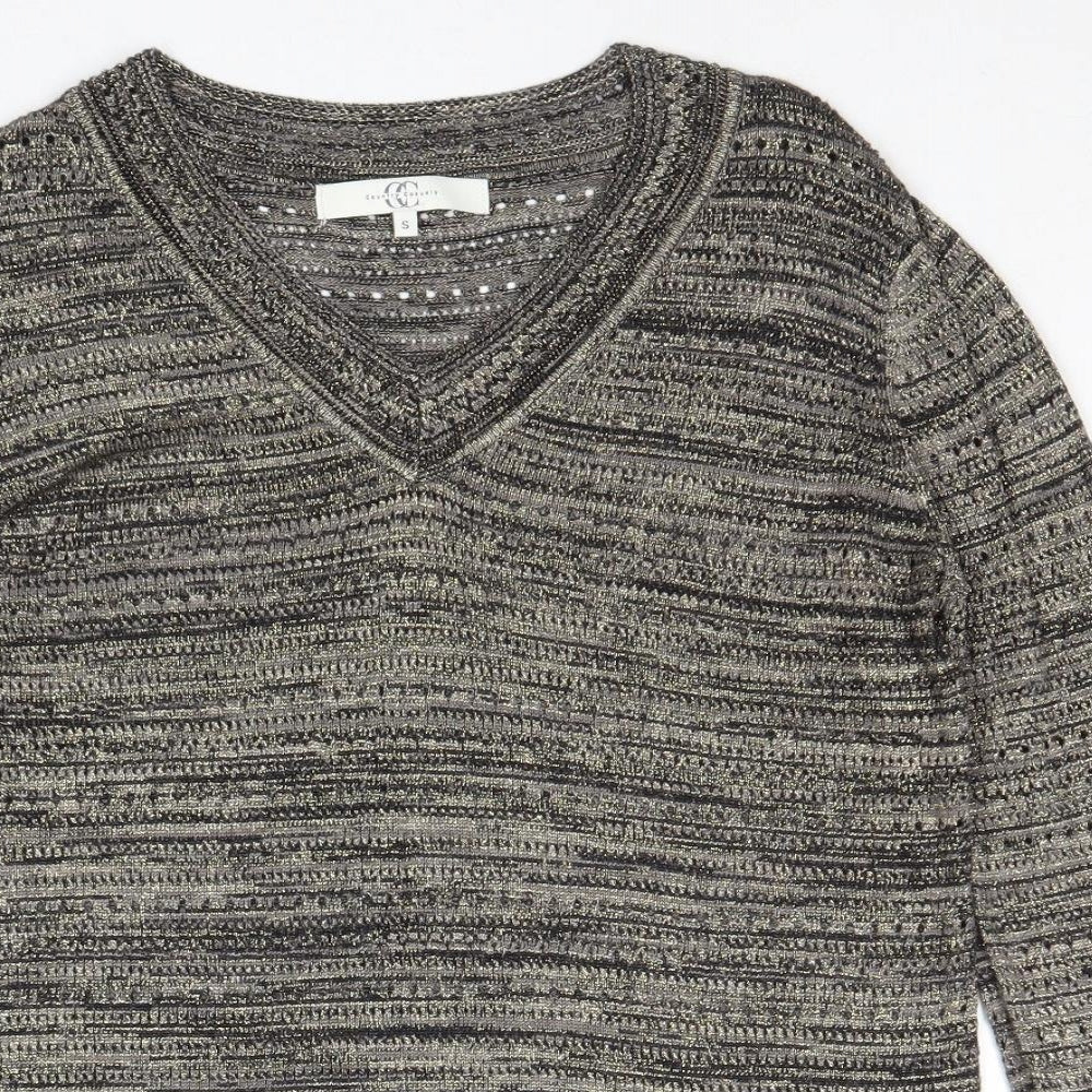 Womens UK Size S Country Casuals Gold Pullover Jumper