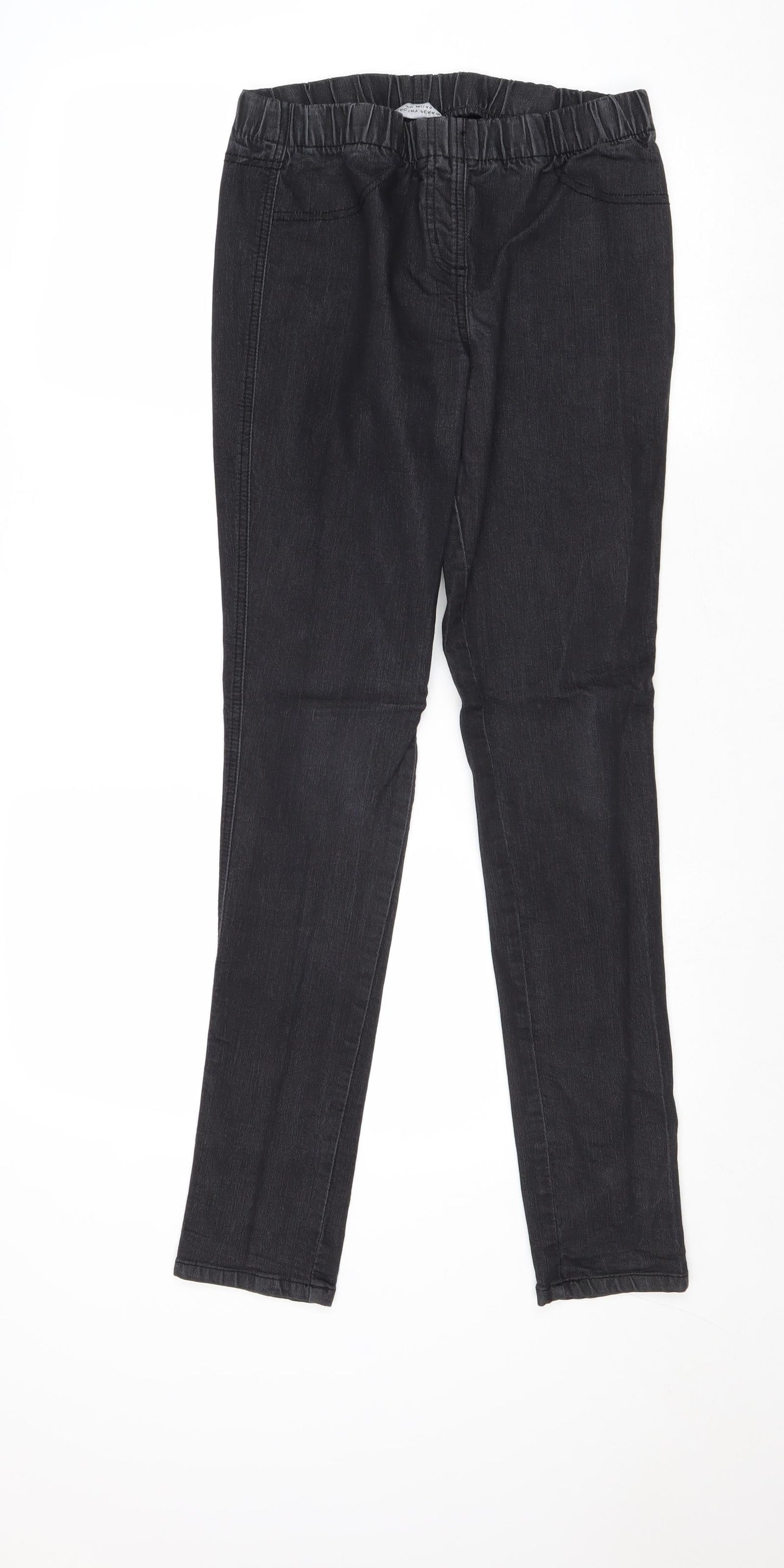 Dorothy Perkins Womens Black Cotton Jegging Jeans Size 12 Regular
