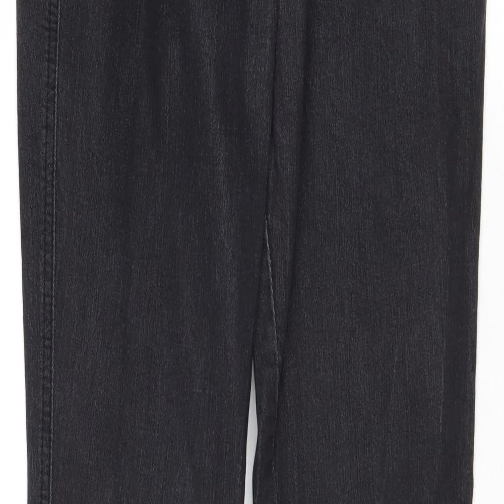 Dorothy Perkins Womens Black Cotton Jegging Jeans Size 12 Regular