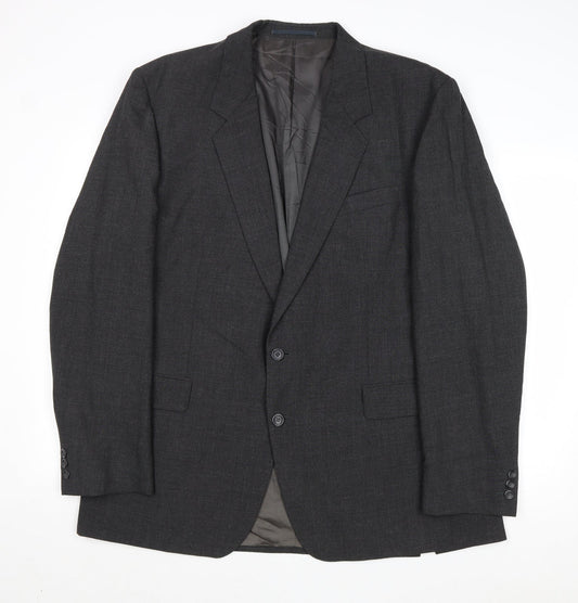 Brigdens Mens Grey Polyester Jacket Suit Jacket Size 46 Regular