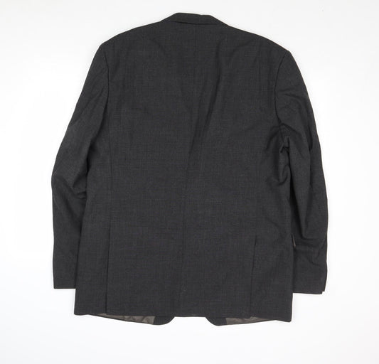 Brigdens Mens Grey Polyester Jacket Suit Jacket Size 46 Regular