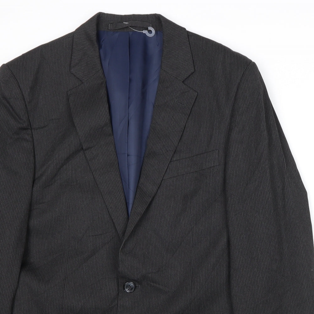 Mens UK Size 38 Marks and Spencer Regular Grey Suit Jacket
