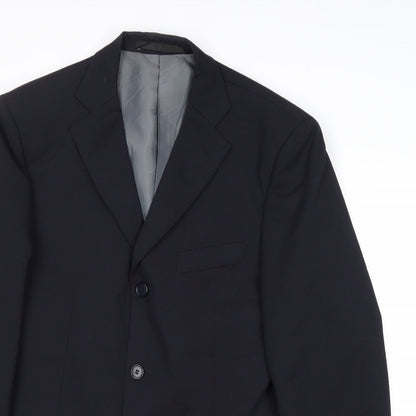 Mens UK Size 38 Marks and Spencer Regular Blue Suit Jacket